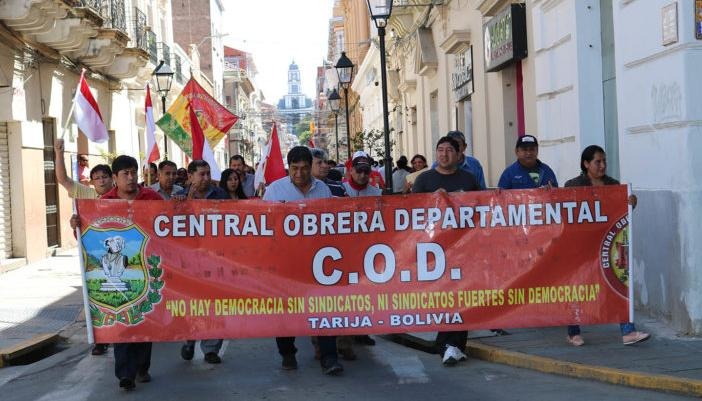 Central Obrera de Tarija Rechaza Marcha de Evo Morales: Alerta sobre Inestabilidad y Derechos Ciudadanos