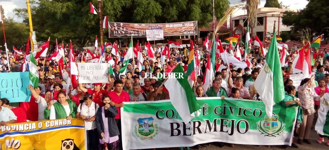 Cabildo Nacional en Tarija aprueba revocatorio de Luis Arce, referendo judicial y federalismo