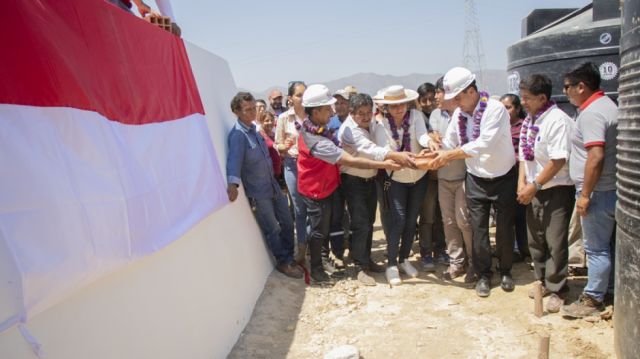 El Algarrobal tiene nuevo sistema de agua potable