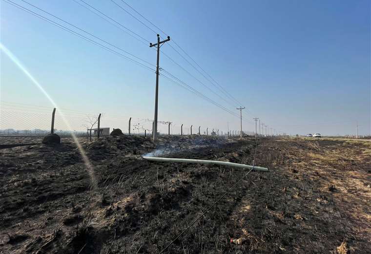 Trabajo por extinguir incendios en Porongo