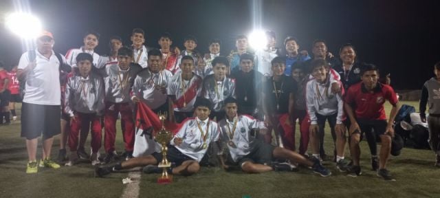 Cercado se consagra campeón departamental de fútbol sub-18