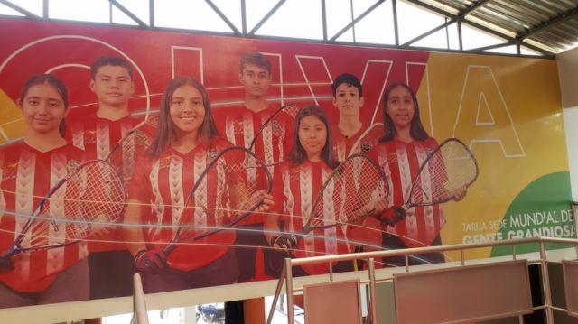 Raquetbolistas tarijeños listos para el Mundial Junior