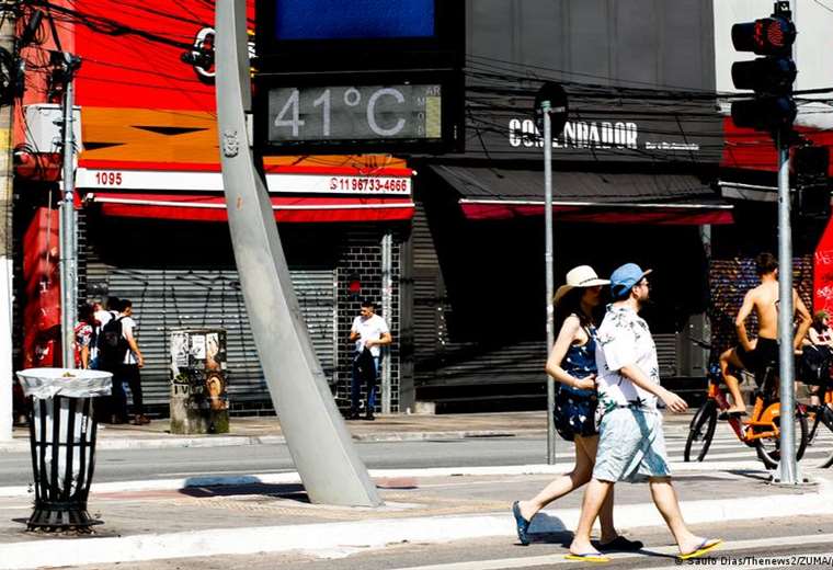 El calor agobia a Río y Sao Paulo