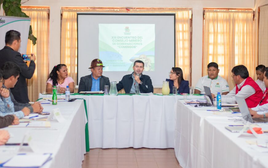 Gobernación de Tarija se une a esfuerzos para controlar la minería ilegal