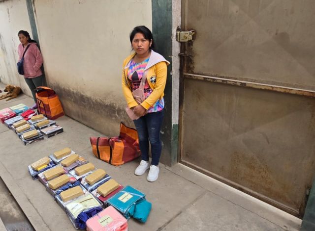 Operativo antidroga en Tarija detiene a tres mujeres con 14 kilos de cocaína