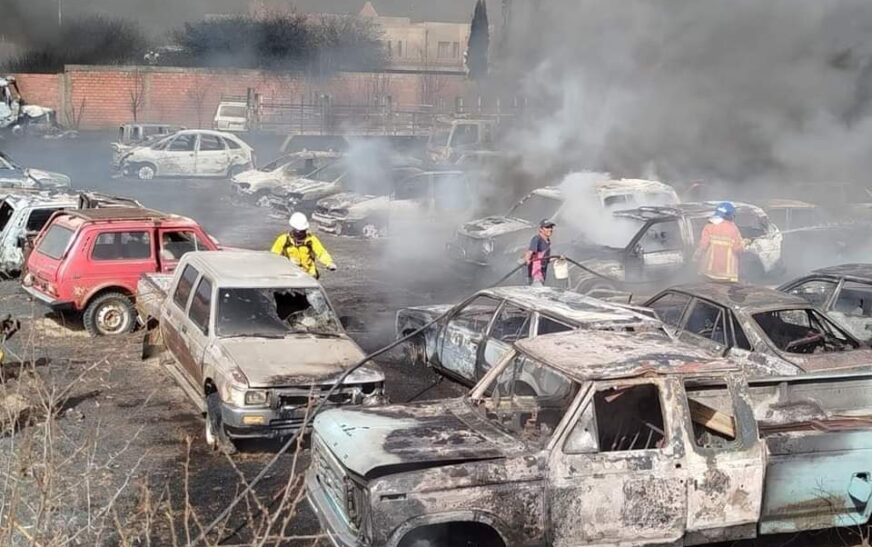 **Incendio Devastador en Tarija Afecta Depósito de Vehículos Incautados al Narcotráfico**