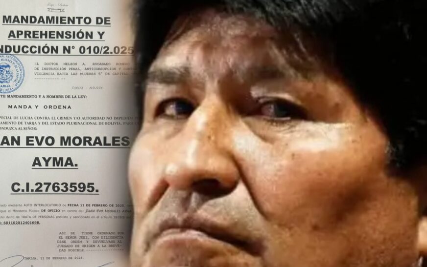 Juez de Tarija ordena nueva aprehensión de Evo Morales por rebeldía en caso de trata de personas