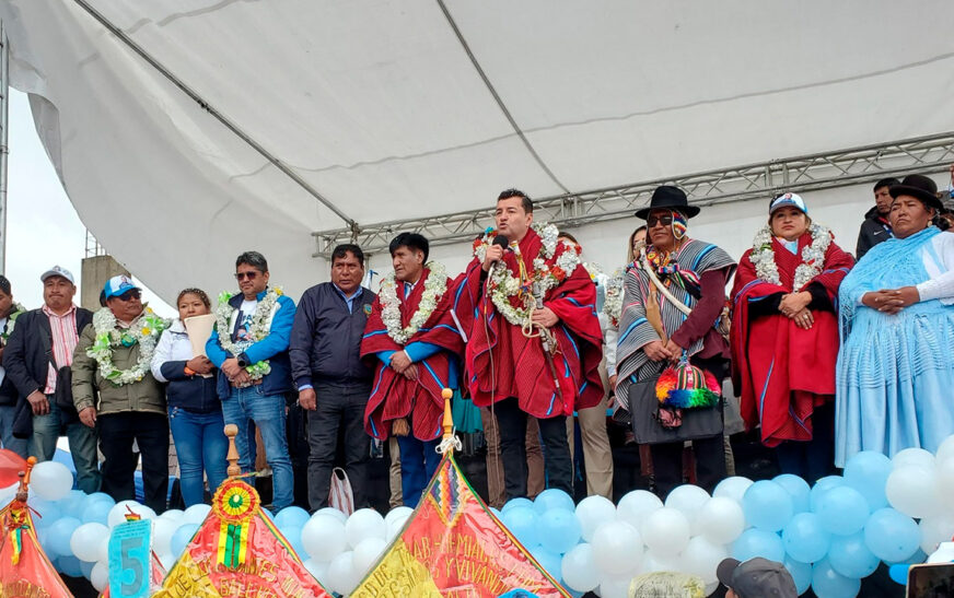 Jhonny Fernández, Alcalde de Santa Cruz, Proclamado Candidato Presidencial en Evento de El Alto