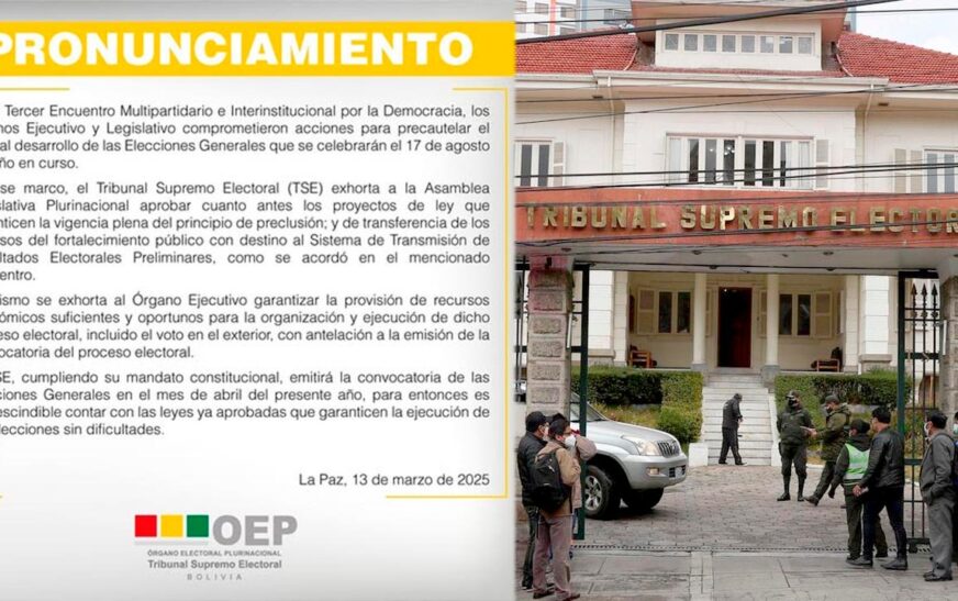 Urgente: Tribunal Supremo Electoral pide a la Asamblea aprobar leyes clave para elecciones de agosto