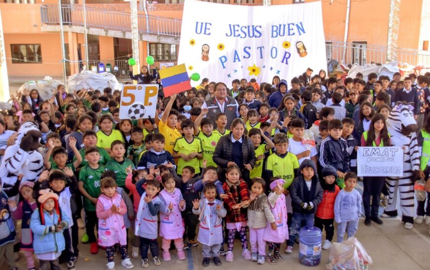 EMAT impulsa educación ambiental y reciclaje en escuelas de Tarija
