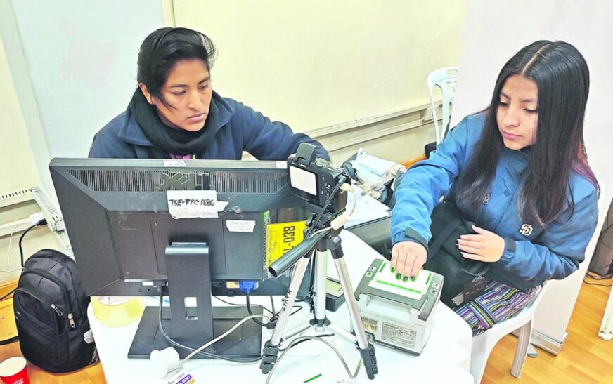 Padrón Biométrico Boliviano Contará con 7.5 Millones de Habilitados para Elecciones del 17 de Agosto