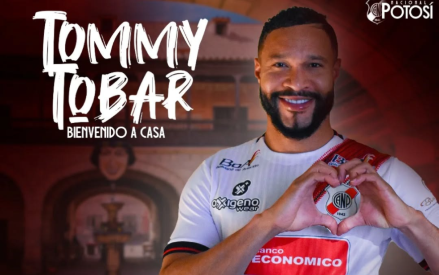 Tommy Tobar regresa a Nacional Potosí para reforzar su delantera
