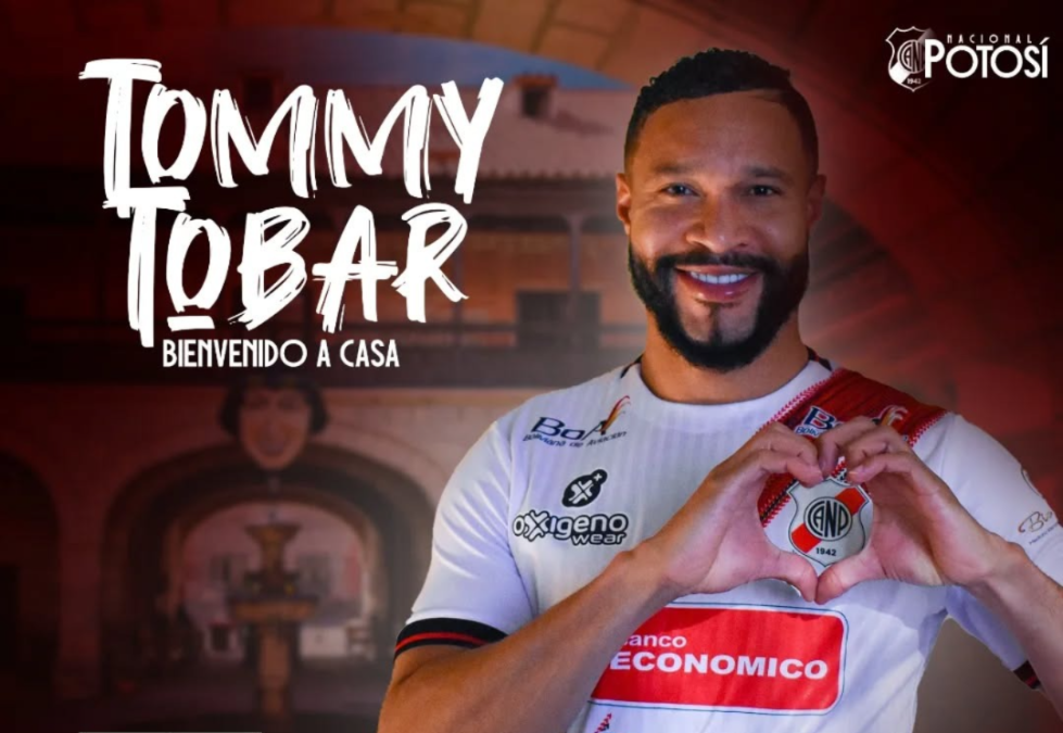 Tommy Tobar regresa a Nacional Potosí para reforzar su delantera