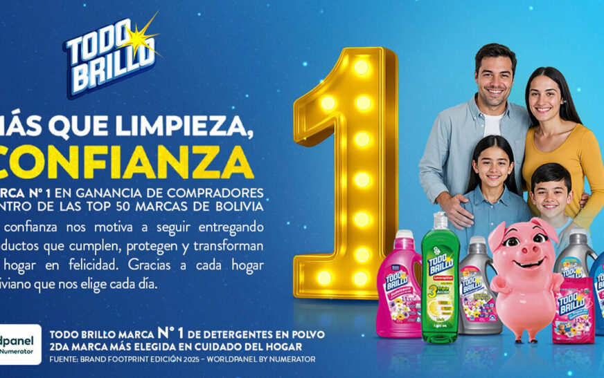 Todo Brillo Destaca en Premios Brand Footprint 2025 de Worldpanel by Numerator