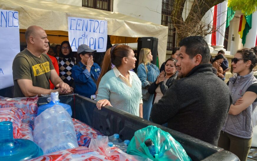 Solidaridad Sama incendio bomberos voluntarios ayuda urgente