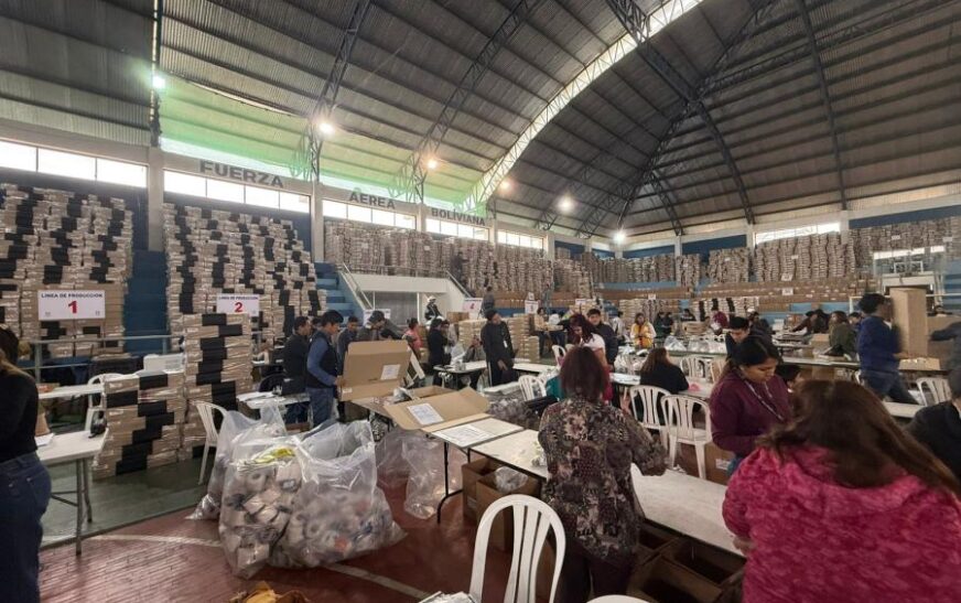 Chuquisaca lidera con maletas electorales listas primer departamento en Bolivia completa preparación para comicios