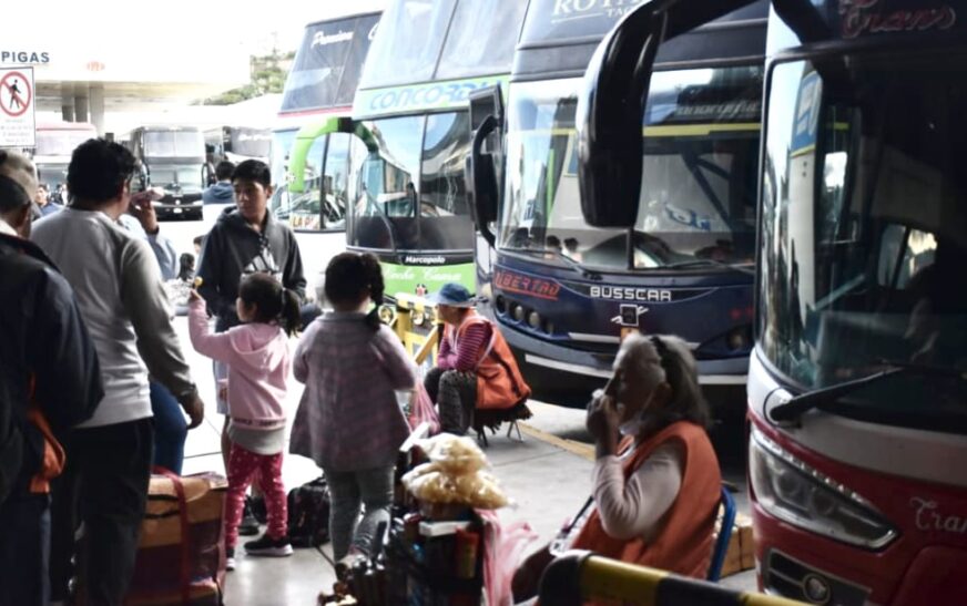 Cochabamba Últimos Buses Terminal Horarios Salida Elecciones