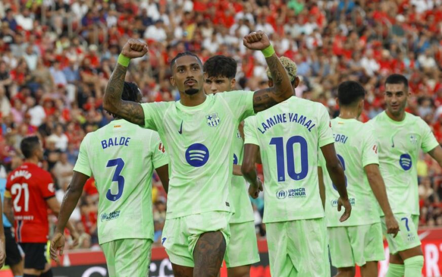 Barcelona inicia la liga con victoria contundente ante Mallorca