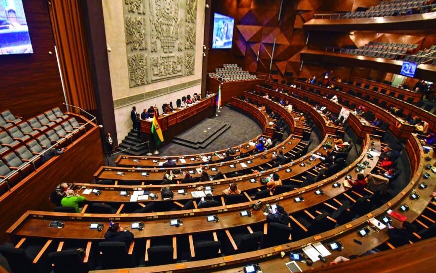 Diputados estrena mosaico político diverso con viejas caras y ausencia del MAS