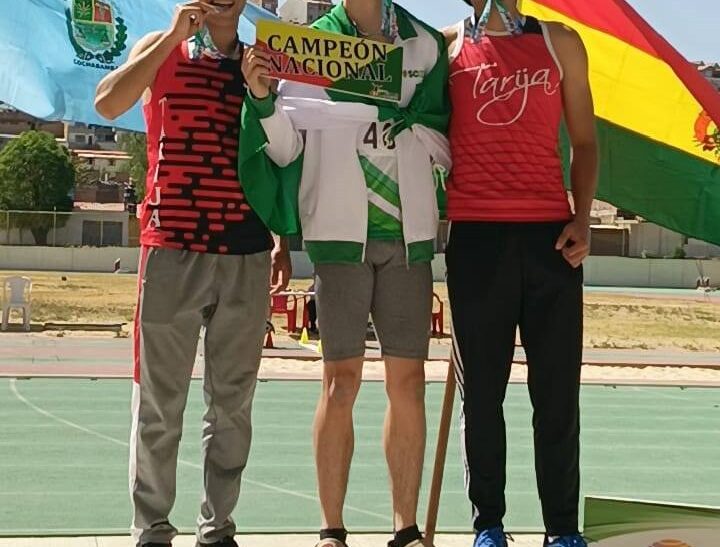 Tarija logra medalla de bronce en atletismo nacional U20 consolidando su talento juvenil