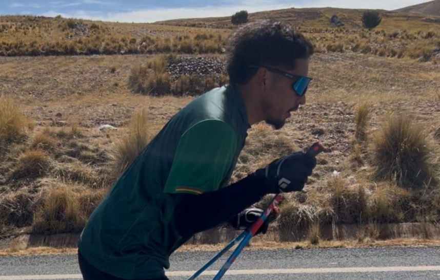 Paolo Vargas Representa a Bolivia en el Sudamericano de Ski Cross Country en Chile