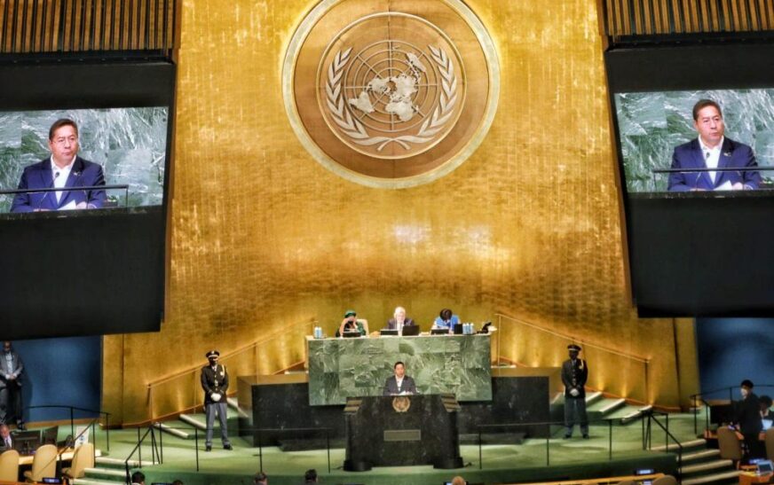 Gobierno boliviano salda deuda con la ONU garantizando la participación de Arce en cumbre internacional