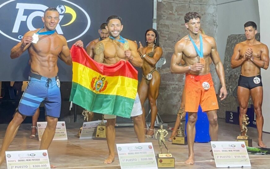 Manolo Soliz Velázquez Rey del Men Physique en Copa Fox Show 2025