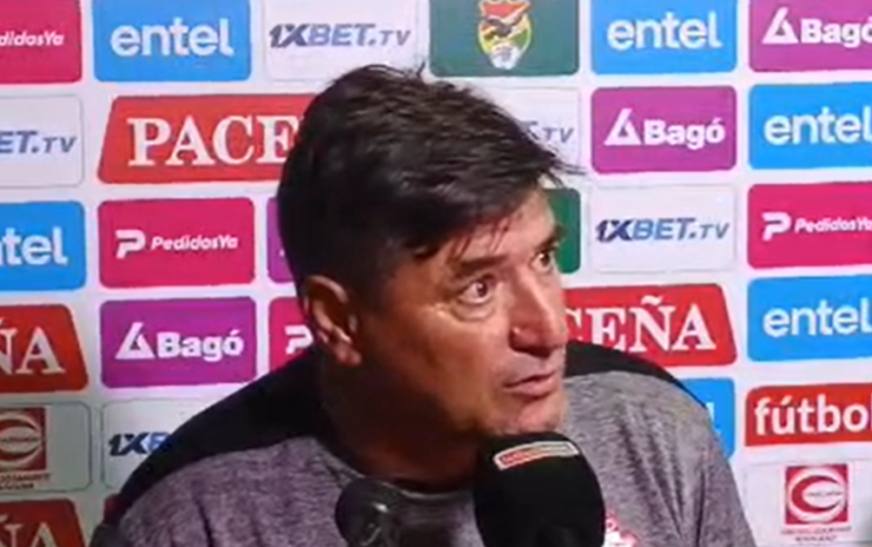 Straccia confirma superioridad pero admite que no alcanzó para ganar partido en Bolivia