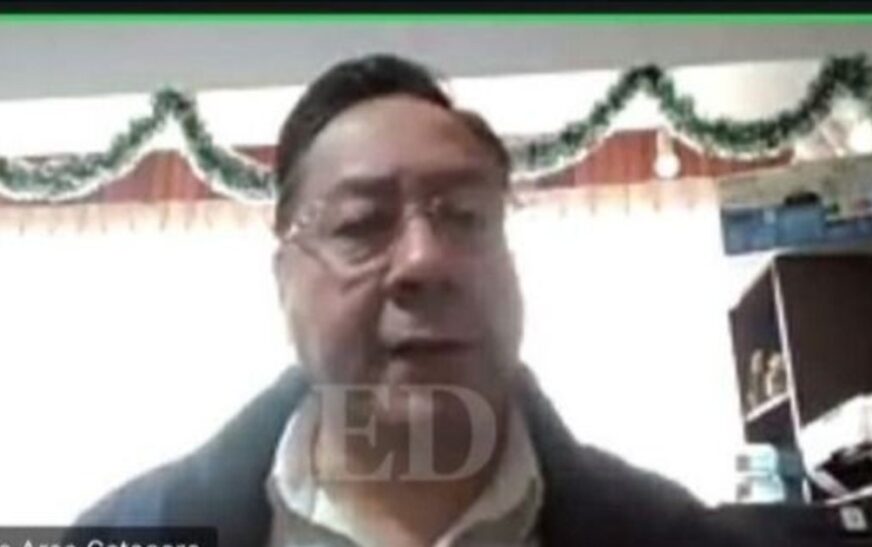 Gobierno adelanta audiencia virtual de Luis Arce para esta semana en La Paz