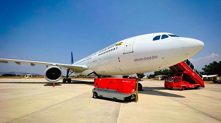 BoA reincorpora avión Airbus A330-200 para vuelos internacionales en Bolivia