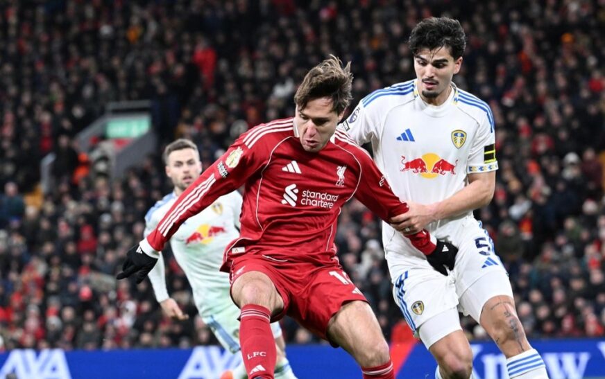 Liverpool pierde puntos en Anfield ante Leeds en partido de la Premier League