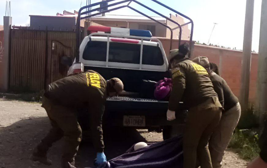 Policía de La Paz investiga robo que termina con muerte de mujer maniatada