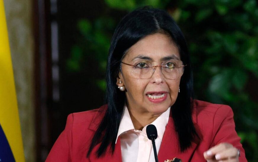 Vicepresidenta de Venezuela impulsa respaldo del Supremo para decreto de conmoción