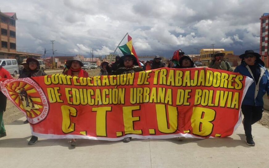 Magisterio urbano advierte que no inicia clases sin abrogación del DS 5503 en La Paz