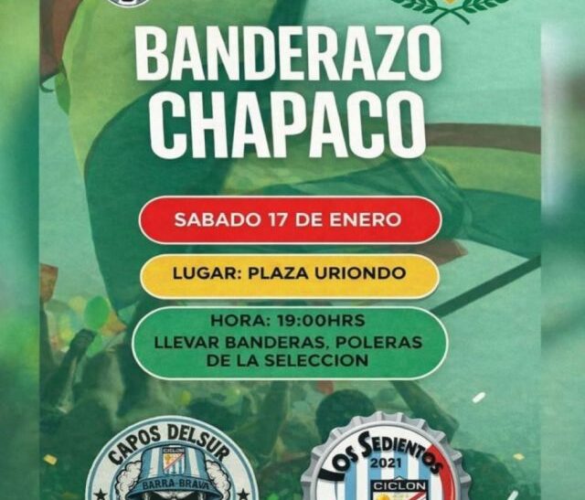 Tarija convoca banderazo verde previo al partido Bolivia Panamá