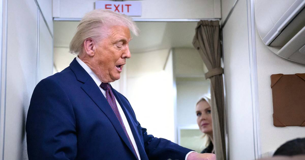 Donald Trump explica en Nueva York por qué apareció un moretón en su mano