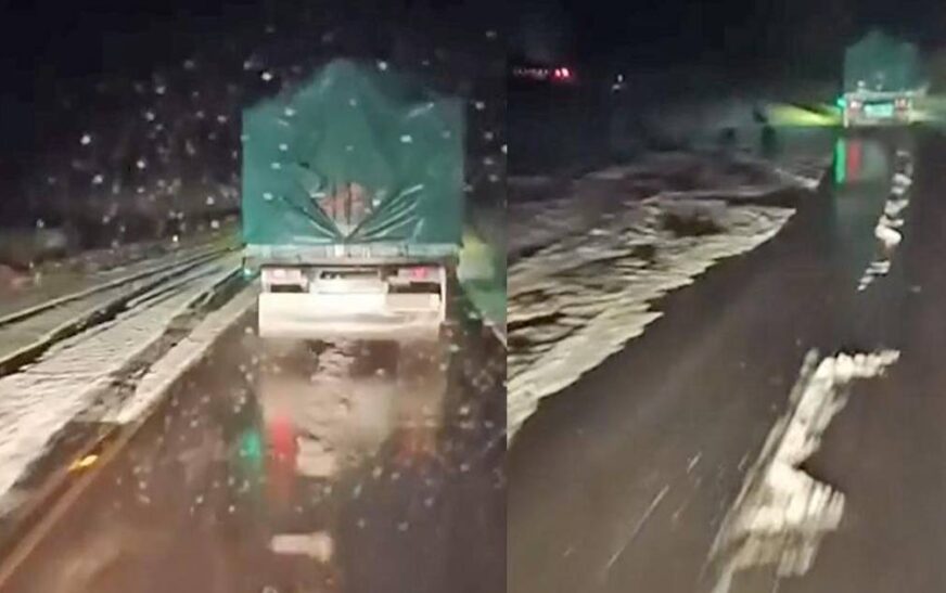 Granizada intensa en Pongo afecta carretera entre Cochabamba Oruro y La Paz