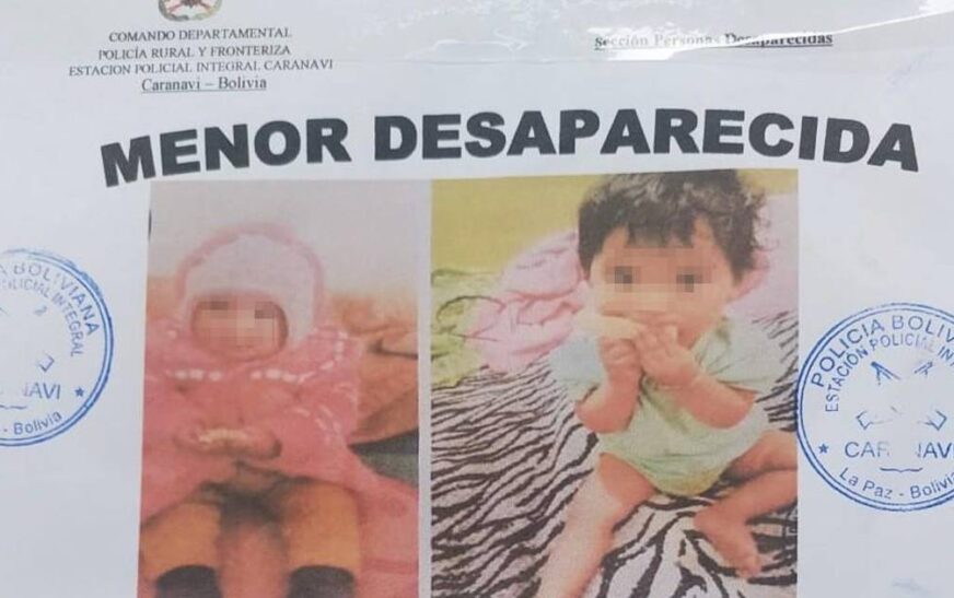 Policía encuentra sana y salva a bebé Flor desaparecida en Caranavi y hallada en El Alto