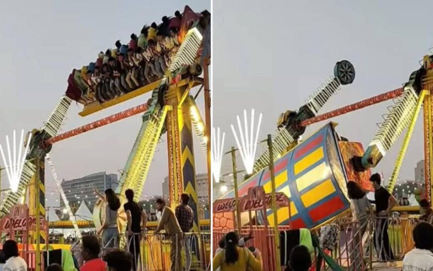 India confirma un muerto y 13 heridos tras desplome de juego mecánico en feria
