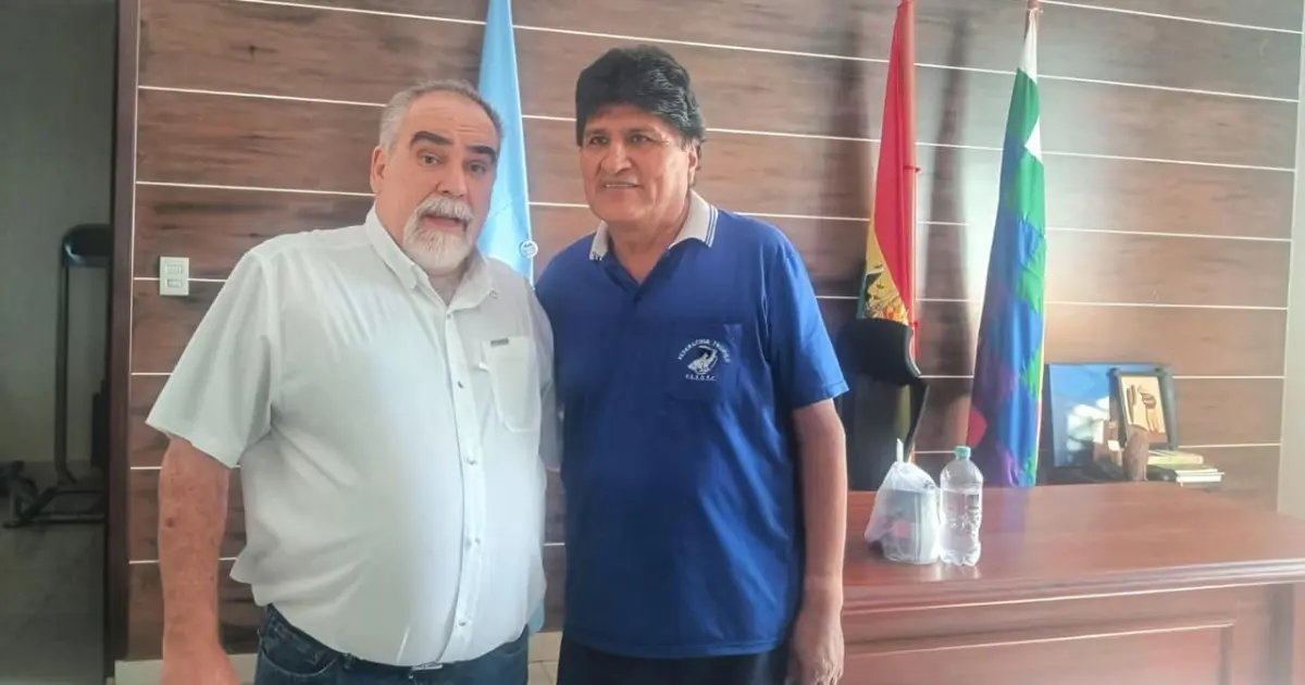Candidato a Alcaldía de Santa Cruz revela reunión con Evo Morales en el trópico