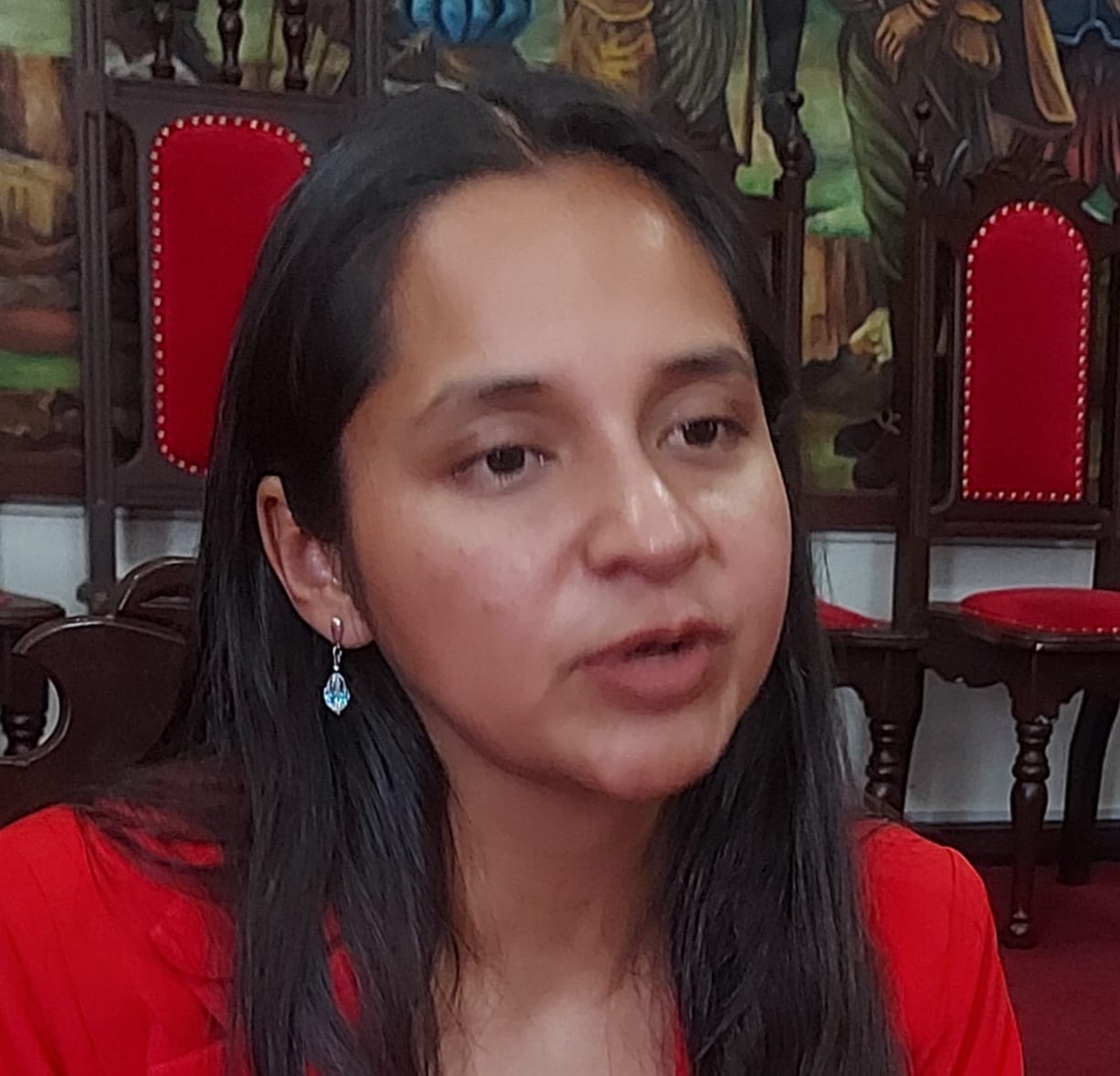 Nushenka Gaite asume alcaldía de La Paz durante 30 días de licencia del titular