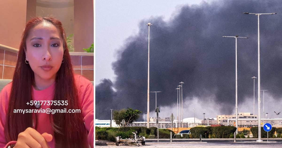 Boliviana en Oriente Medio pide ayuda a Cancillería ante ataques con misiles