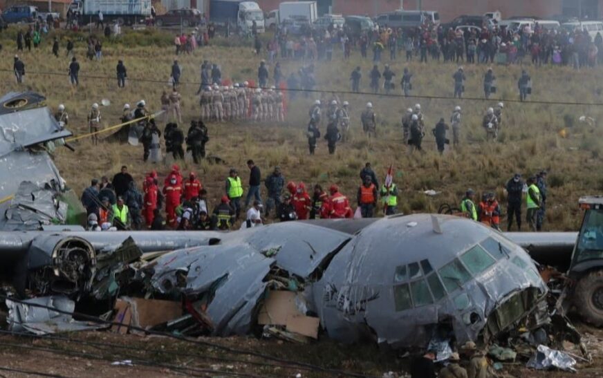 Piloto en Bolivia confirma que pista congelada causó accidente aéreo en La Paz