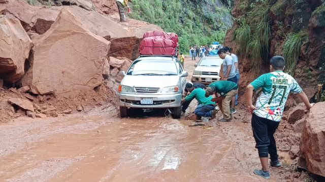 Lluvia intensa en Tarija deja intransitables cinco caminos rurales