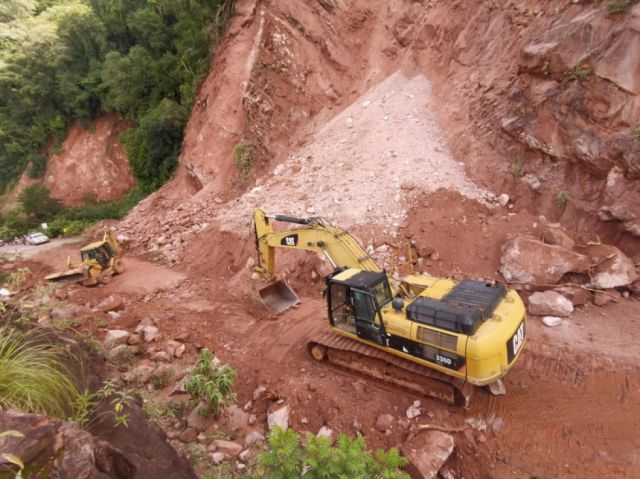 Gobierno habilita un carril en la ruta Entre Ríos Palos Blancos sector San Simón
