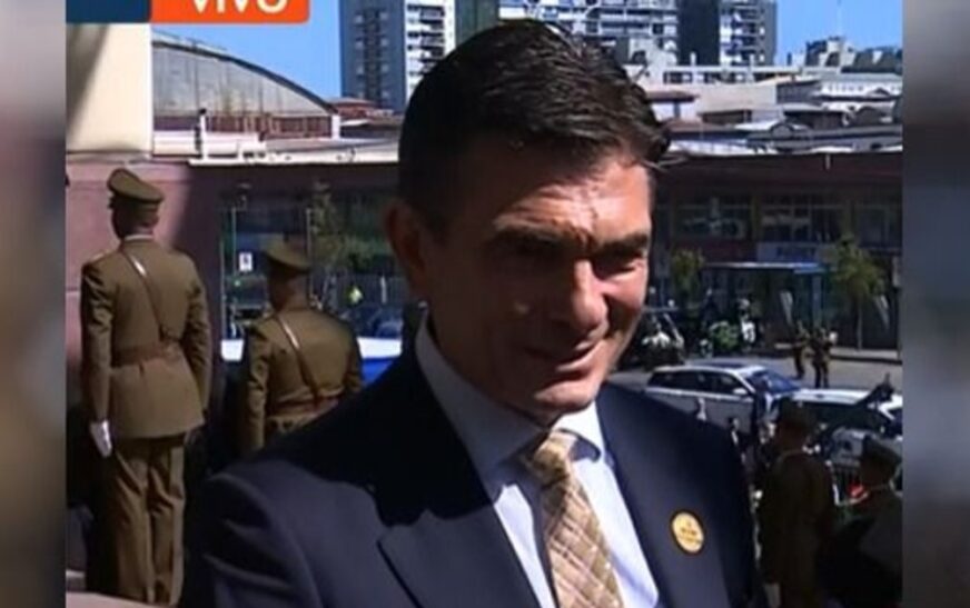 Paz Pereira participa en acto de posesión de Gabriel Boric en Santiago