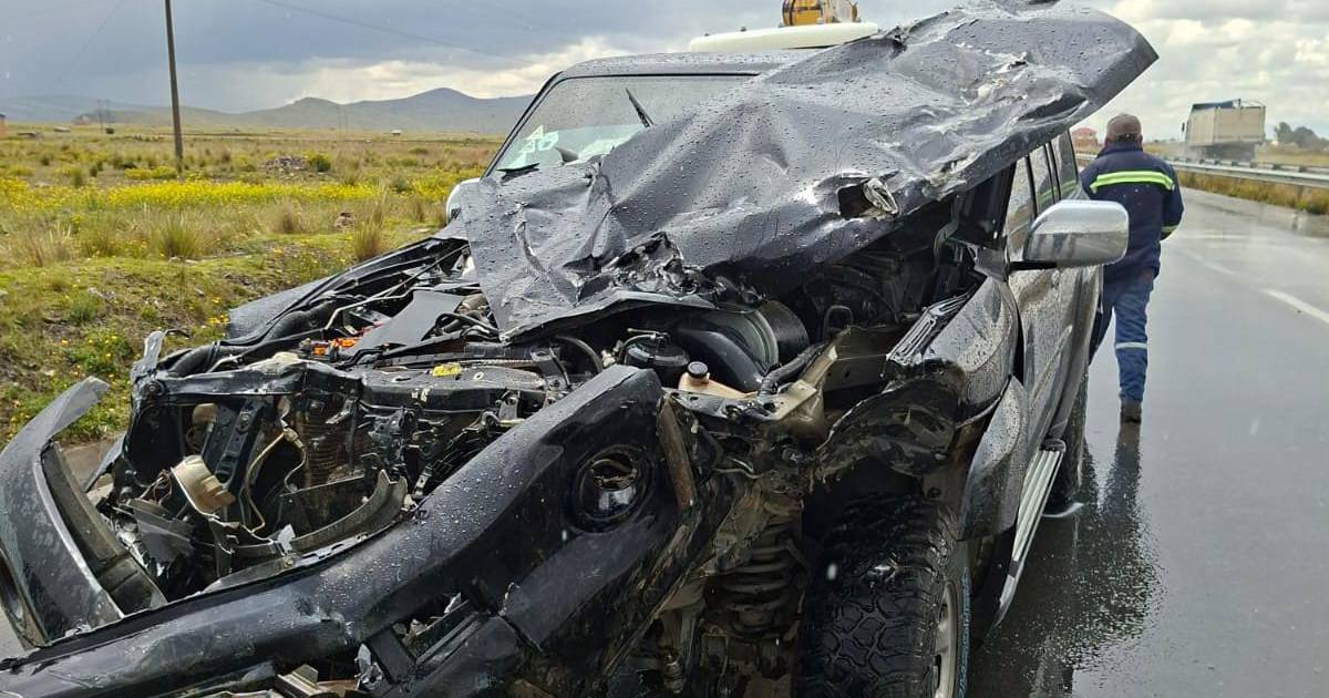 Alcalde de Batallas resulta herido en accidente en carretera a Copacabana