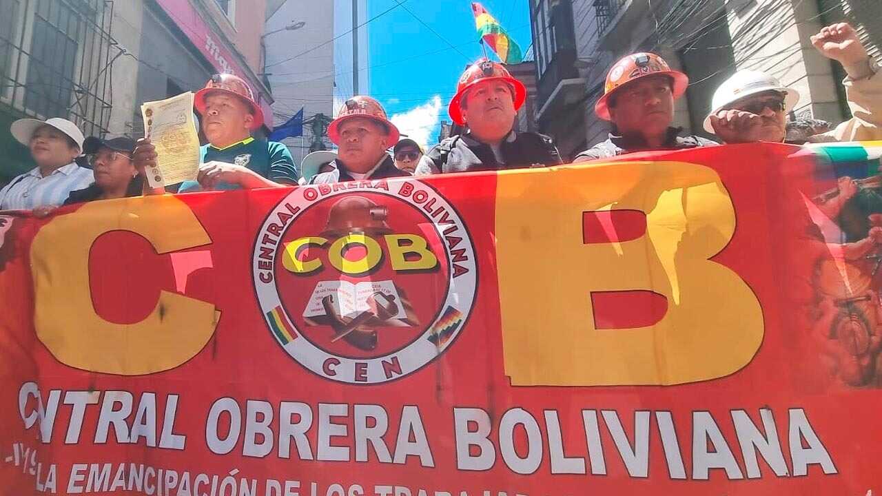 La COB exige un aumento salarial del 20% y diálogo con el Gobierno