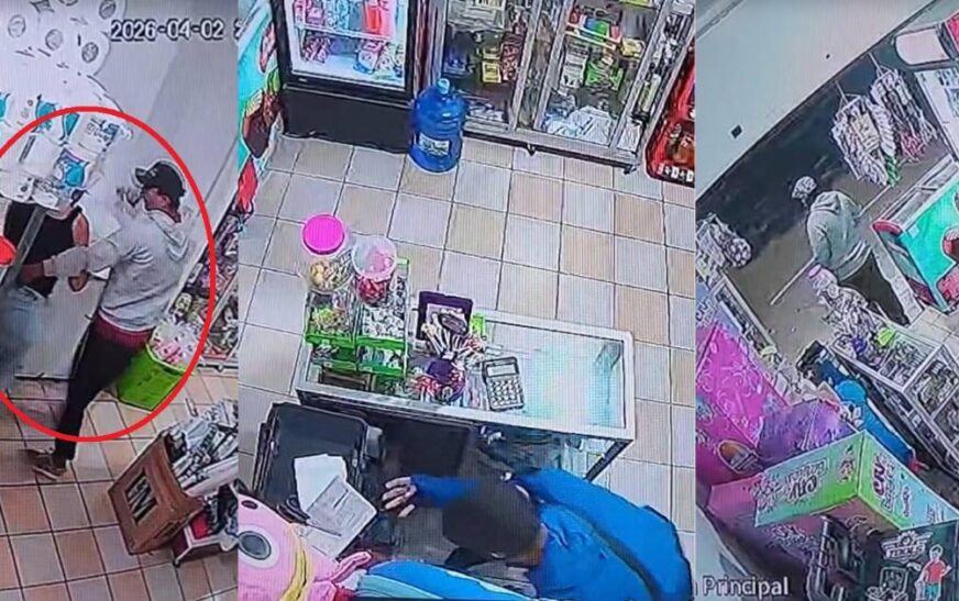 Dos delincuentes asaltan y agreden a un empleado en licorería