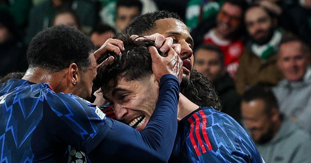 Havertz marca en el 91 y Arsenal vence al Sporting en Lisboa